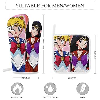 Amazon.co.jp: 美少女戦士セーラームーン 耐熱ミトン 断熱手袋